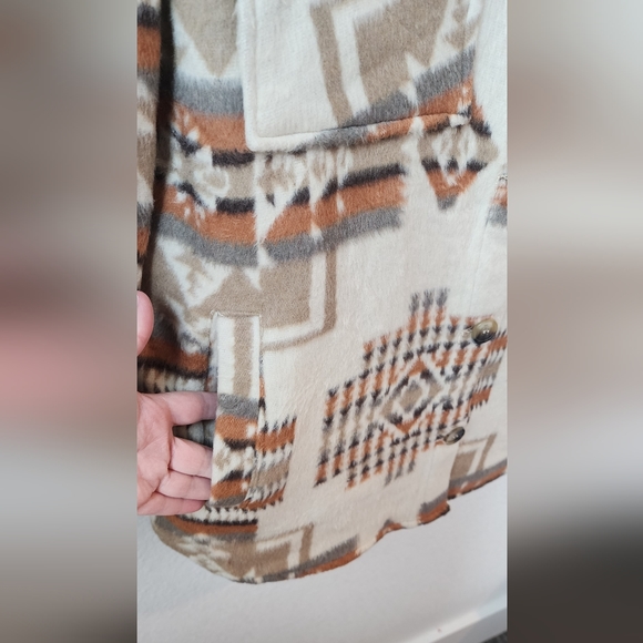 Jade & Ivory Western Aztec Pendleton Print Shacket XL NWOT - Picture 10 of 11
